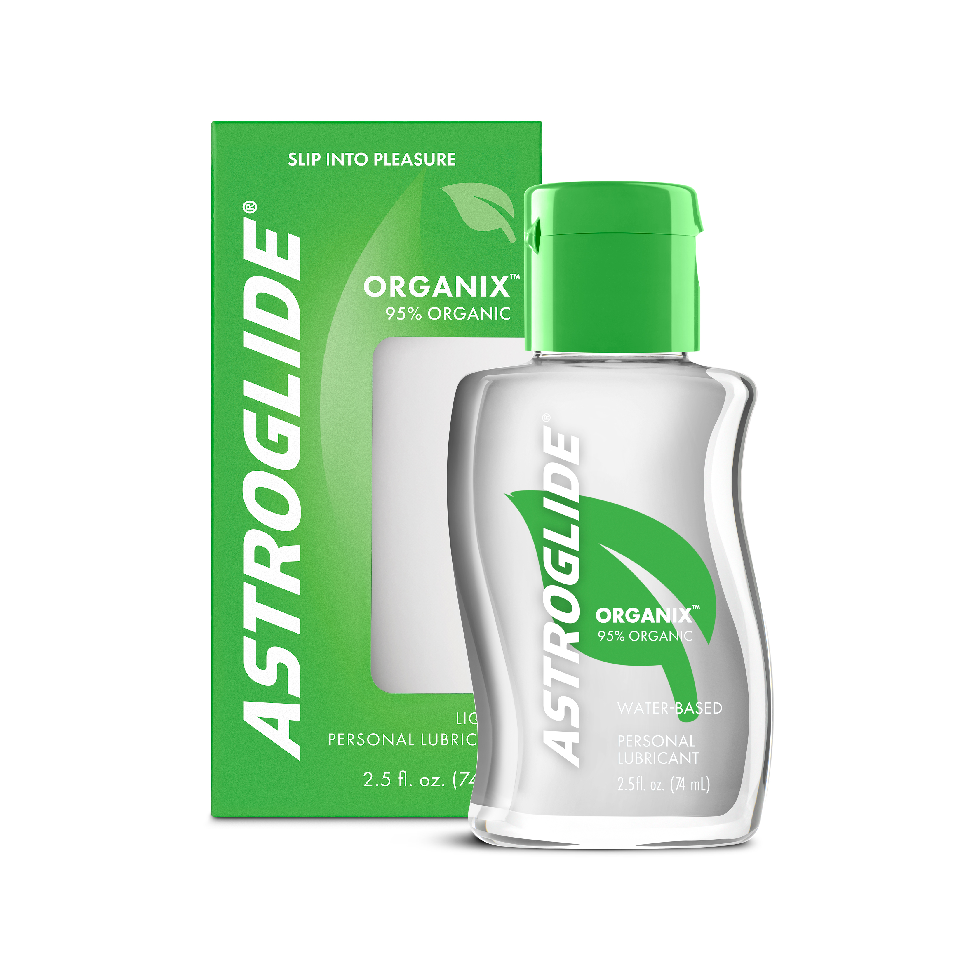 Astroglide «Organix Liquid» 74ml natural lubricant with organic ingredients - water-based and suitable for vegans